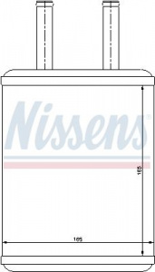 Výměník tepla NISSENS 77503 Výměník tepla NISSENS 77503