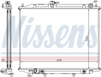 Chladič motoru NISSENS 68707A Chladič motoru NISSENS 68707A