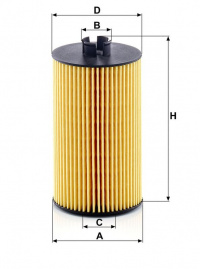 Olejový filtr MANN HU931/6X (MF HU931/6X)