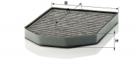 Kabinový filtr MANN CUK2949-2 (MF CUK2949-2) - AUDI