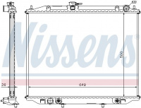 Chladič motoru NISSENS 68709A Chladič motoru NISSENS 68709A