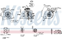 Turbodmychadlo NISSENS 93175 Turbodmychadlo NISSENS 93175
