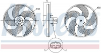 Ventilátor chladiče NISSENS 85672
