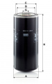 Palivový filtr MANN MF WDK13145/2