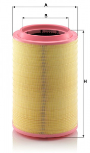 Vzduchový filtr MANN MF C331630/2 Vzduchový filtr MANN MF C331630/2