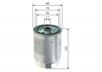 Palivový filtr BOSCH 1457434436 Palivový filtr BOSCH 1457434436