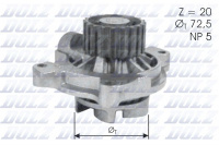 Vodní pumpa DOLZ A180 - AUDI Vodní pumpa DOLZ A180 - AUDI