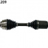 Hnací hřídel SKF VKJC1209 Hnací hřídel SKF VKJC1209