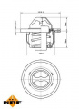 Termostat, chladivo NRF 725150