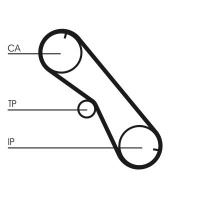 Rozvodový řemen CONTINENTAL CTAM CT1089