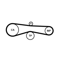 Rozvodový řemen CONTINENTAL CTAM CT1131