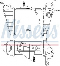 Chladič turba NISSENS 961200 Chladič turba NISSENS 961200