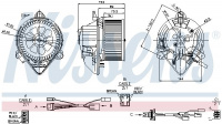 Vnitřní ventilátor NISSENS 87050