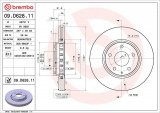 Brzdový kotouč BREMBO 09.D628.11