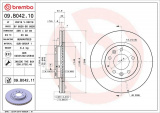 Brzdový kotouč BREMBO 09.B042.11 - MAZDA