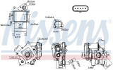AGR-Ventil NISSENS 98524