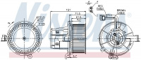 Vnitřní ventilátor NISSENS 87109