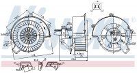 Vnitřní ventilátor NISSENS 87083 Vnitřní ventilátor NISSENS 87083