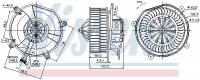 Vnitřní ventilátor NISSENS 87103