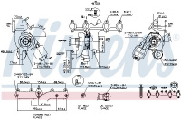 Turbodmychadlo NISSENS 93267 Turbodmychadlo NISSENS 93267