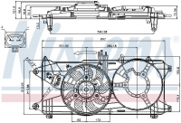 Ventilátor chladiče NISSENS 85131