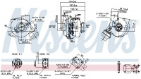 Turbodmychadlo NISSENS 93249 Turbodmychadlo NISSENS 93249