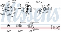 Turbodmychadlo NISSENS 93245 Turbodmychadlo NISSENS 93245