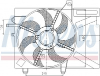 Ventilátor chladiče NISSENS 85035 Ventilátor chladiče NISSENS 85035