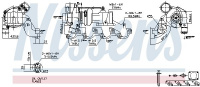 Turbodmychadlo NISSENS 93208 Turbodmychadlo NISSENS 93208