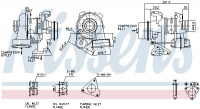 Turbodmychadlo NISSENS 93081 Turbodmychadlo NISSENS 93081