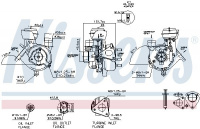 Turbodmychadlo NISSENS 93243 Turbodmychadlo NISSENS 93243