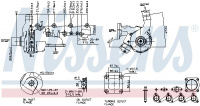 Turbodmychadlo NISSENS 93088 Turbodmychadlo NISSENS 93088