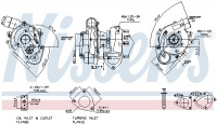 Turbodmychadlo NISSENS 93067 Turbodmychadlo NISSENS 93067