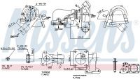 Turbodmychadlo NISSENS 93251 Turbodmychadlo NISSENS 93251