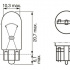 Žárovka BOSCH W3W 12V 1987302217