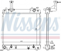 Chladič motoru NISSENS 641762 Chladič motoru NISSENS 641762