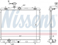 Chladič motoru NISSENS 64257 Chladič motoru NISSENS 64257