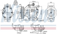 Kompresor klimatizace NISSENS 890323 Kompresor klimatizace NISSENS 890323