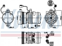 Kompresor klimatizace NISSENS 89272 Kompresor klimatizace NISSENS 89272