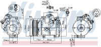 Kompresor klimatizace NISSENS 89511 Kompresor klimatizace NISSENS 89511