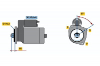 Startér BOSCH (BO 0001125046) Startér BOSCH (BO 0001125046)