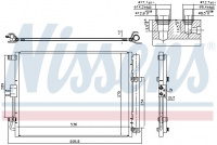 Chladič klimatizace NISSENS 940598 Chladič klimatizace NISSENS 940598