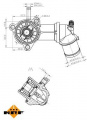 Termostat, chladivo NRF 725164