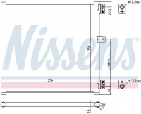 Chladič klimatizace NISSENS 940704 Chladič klimatizace NISSENS 940704