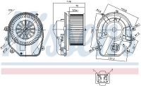 Vnitřní ventilátor NISSENS 87030