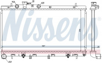 Chladič motoru NISSENS 67729