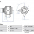 Alternátor BOSCH (BO 0986045340)