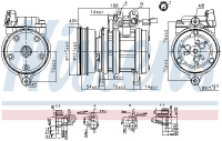 Kompresor klimatizace NISSENS 89263 Kompresor klimatizace NISSENS 89263