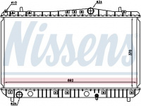 Chladič motoru NISSENS 61664 Chladič motoru NISSENS 61664