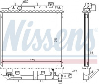 Chladič motoru NISSENS 62459